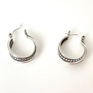 Sterling silver 925 hoop earrings